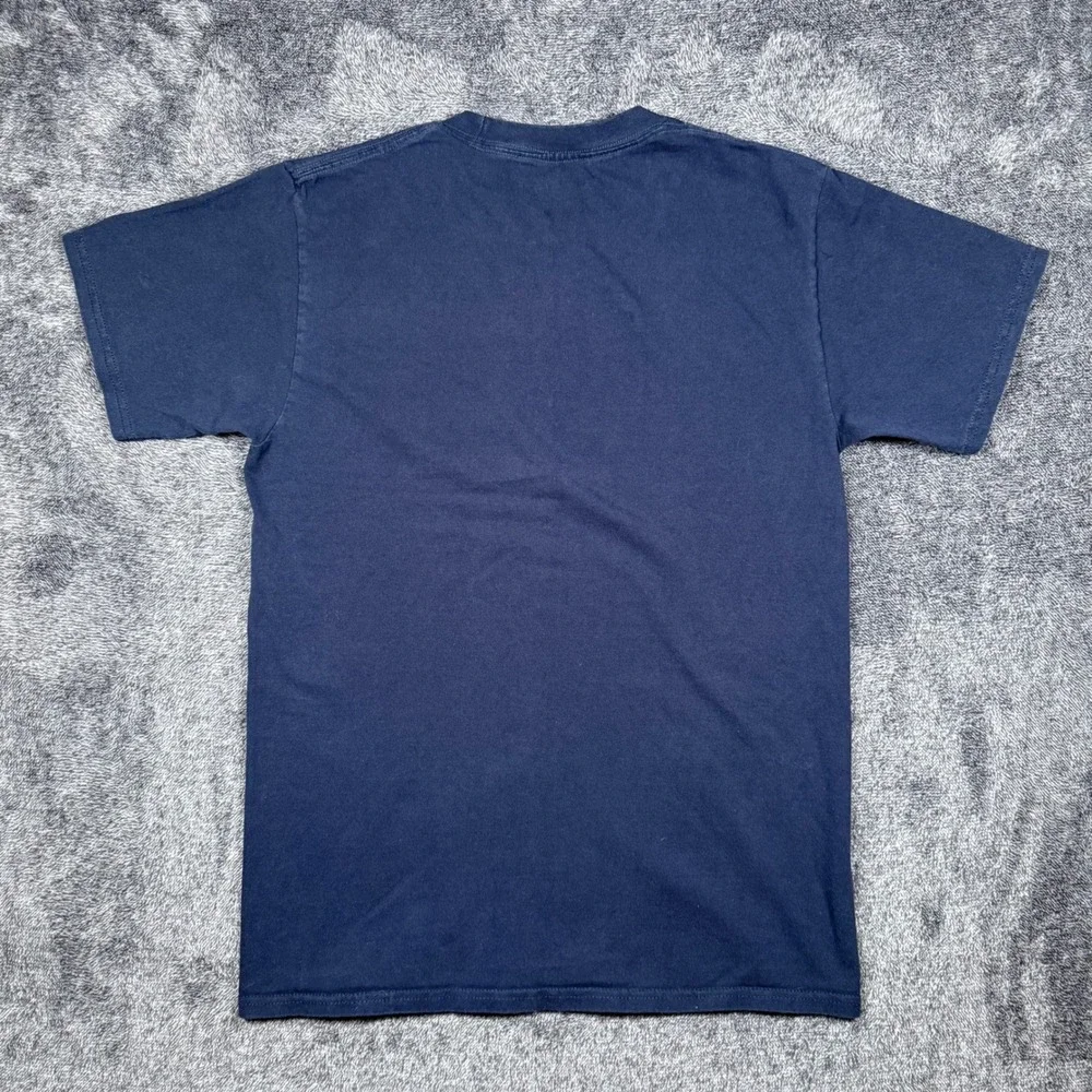 Champion Massachusetts Maritime Academy Graphic T-Shirt Mens Small Navy Blue S - Picture 3 of 5